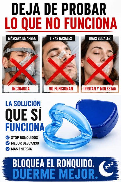 Férula bucal antironquídos