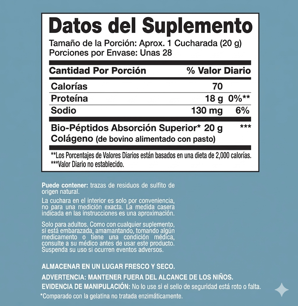 Colageno con Bio-peptidos