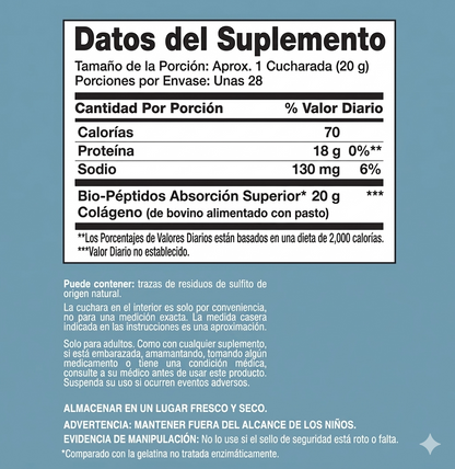 Colageno con Bio-peptidos